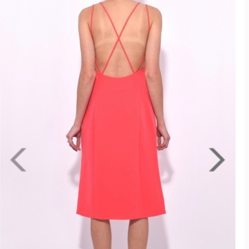 ๐จ NWT Rag & Bone Denton Strappy Dress In Hot Pink - Picture 3 of 6